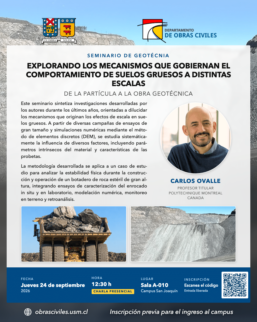 Afiche Seminario de Geotecnia